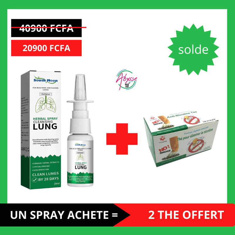 Spray Herbal Anti-Tabac – Arrêtez de Fumer et Nettoyez Vos Poumons Naturellement